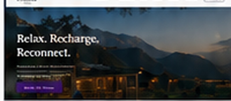 Oak Tree Lodge website preview