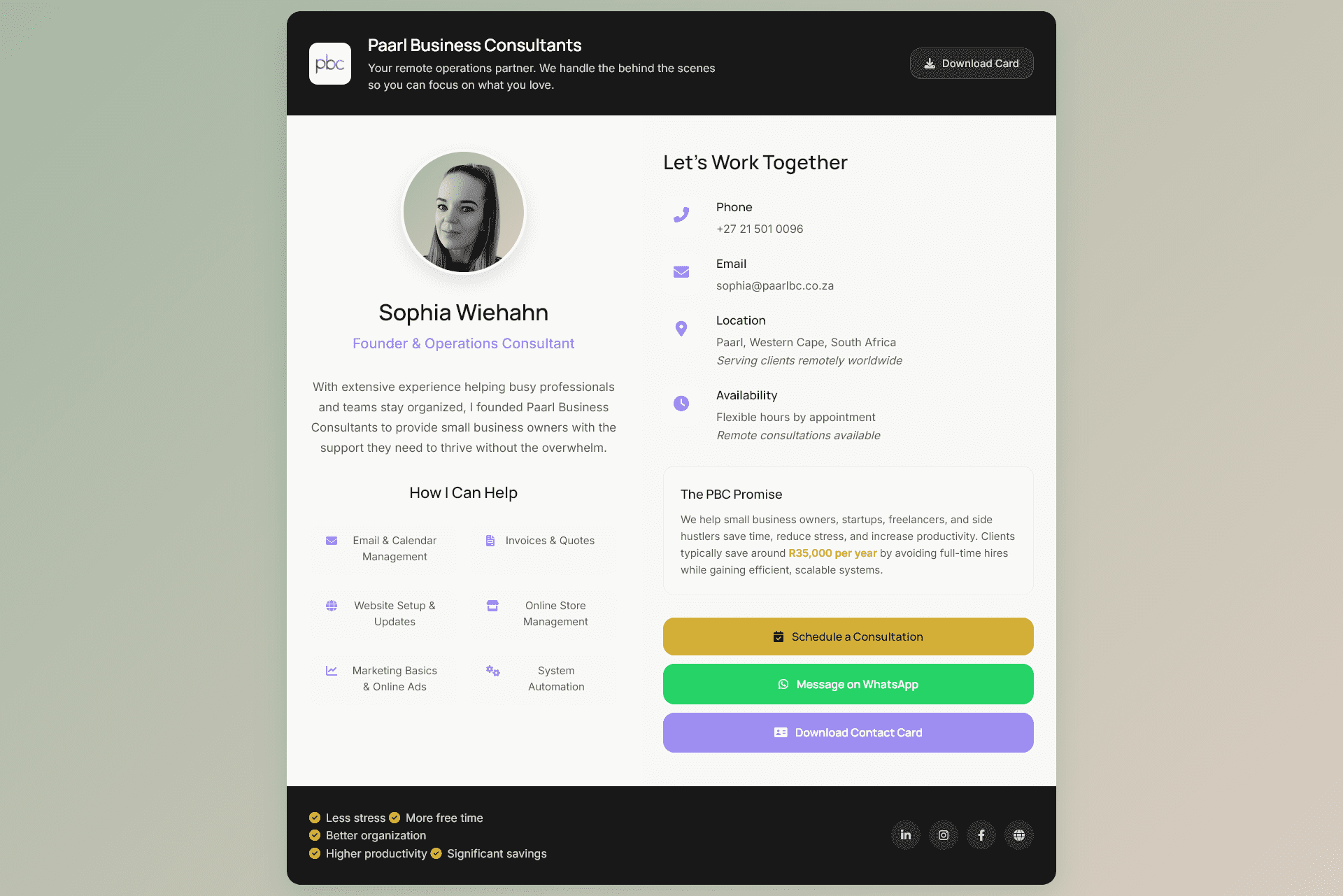 Digital Business Card