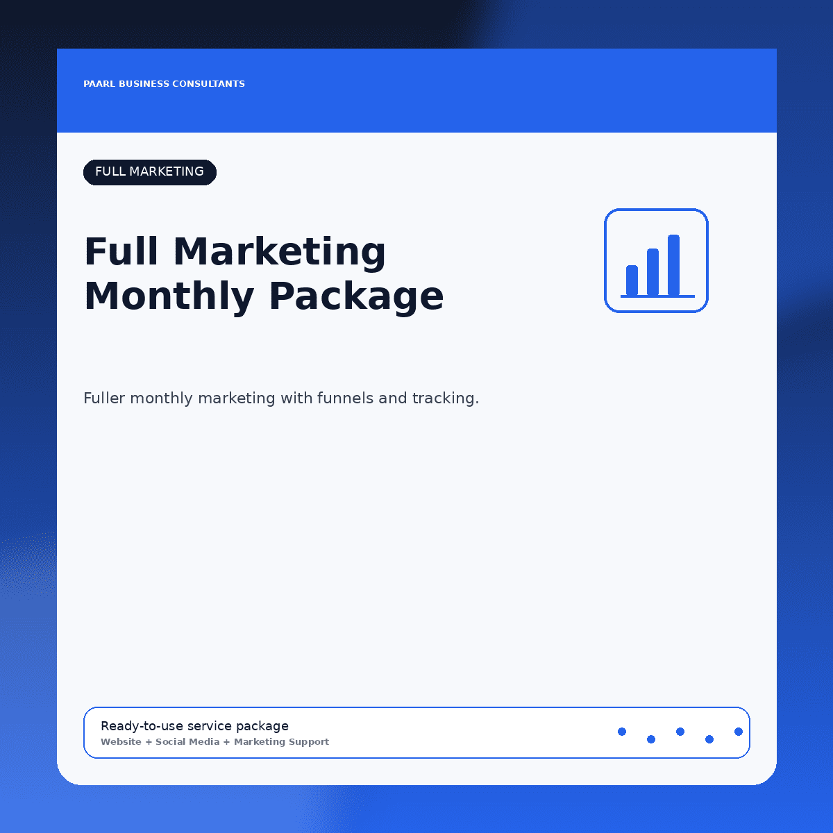 Full Marketing Monthly Package