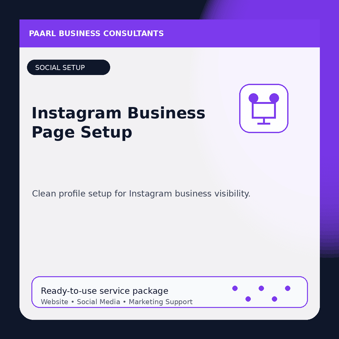 Instagram Business Page Setup