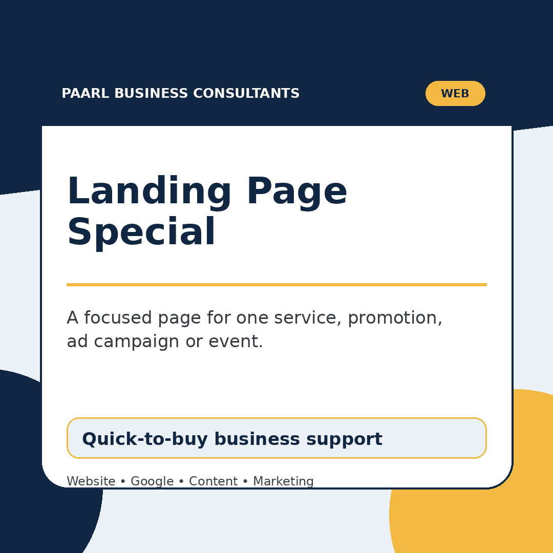 Landing Page Special