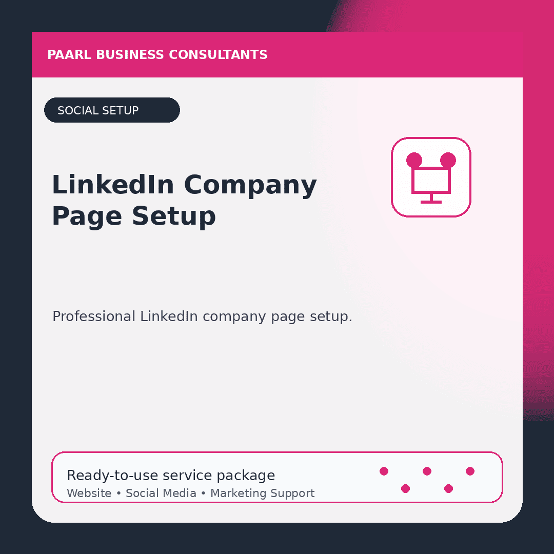 LinkedIn Company Page Setup