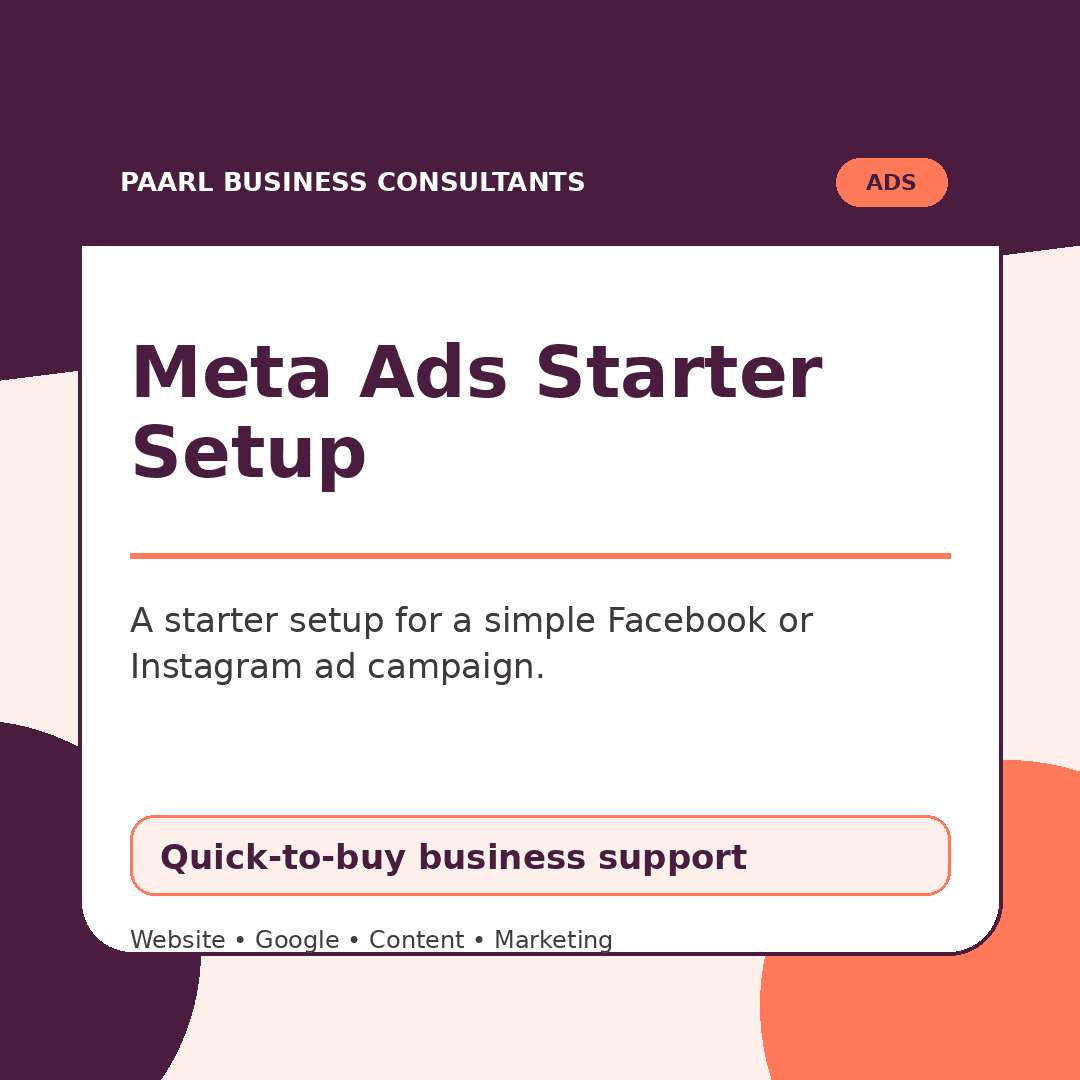Meta Ads Starter Setup