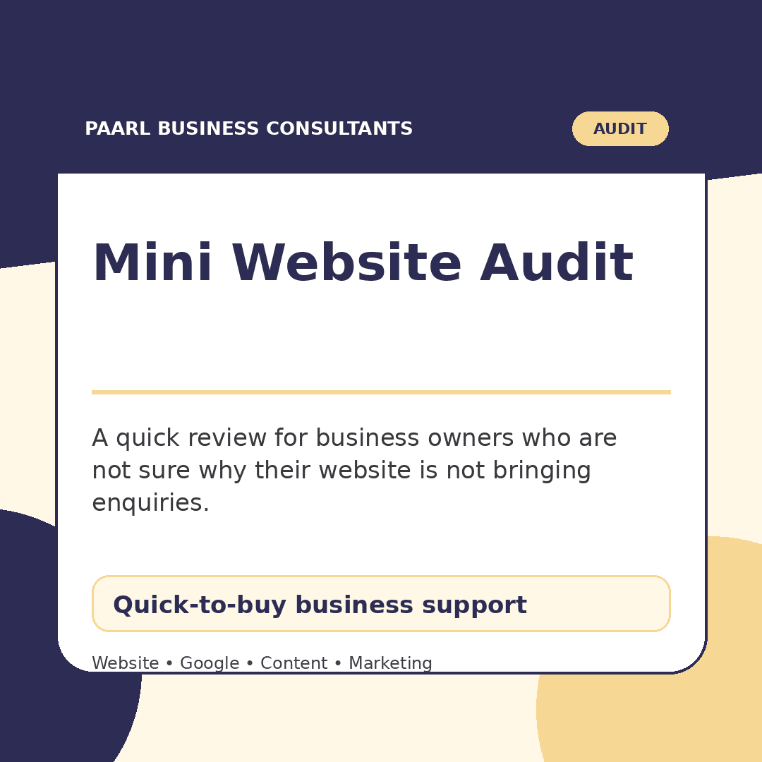 Mini Website Audit