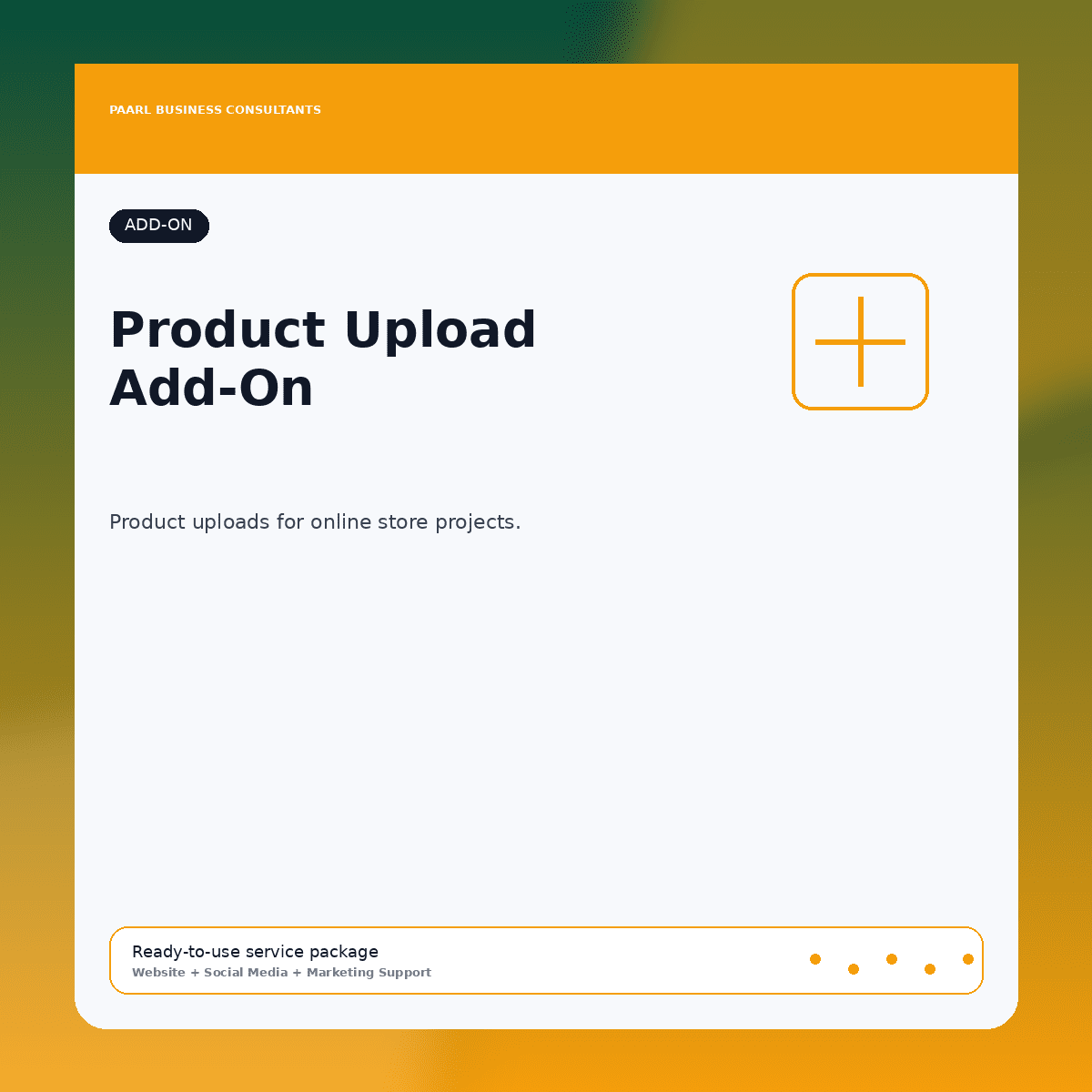 Product Upload Add-On