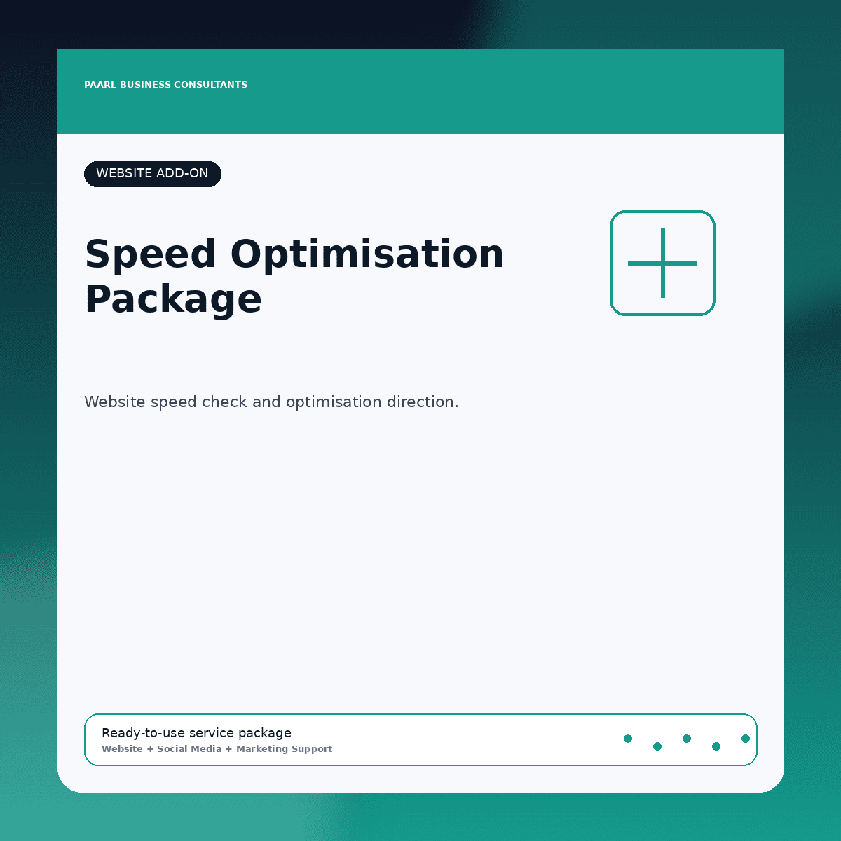 Speed Optimisation Package