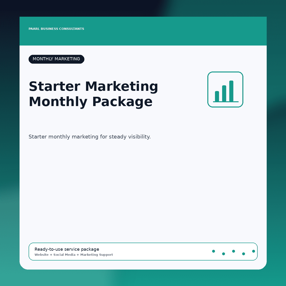 Starter Marketing Monthly Package