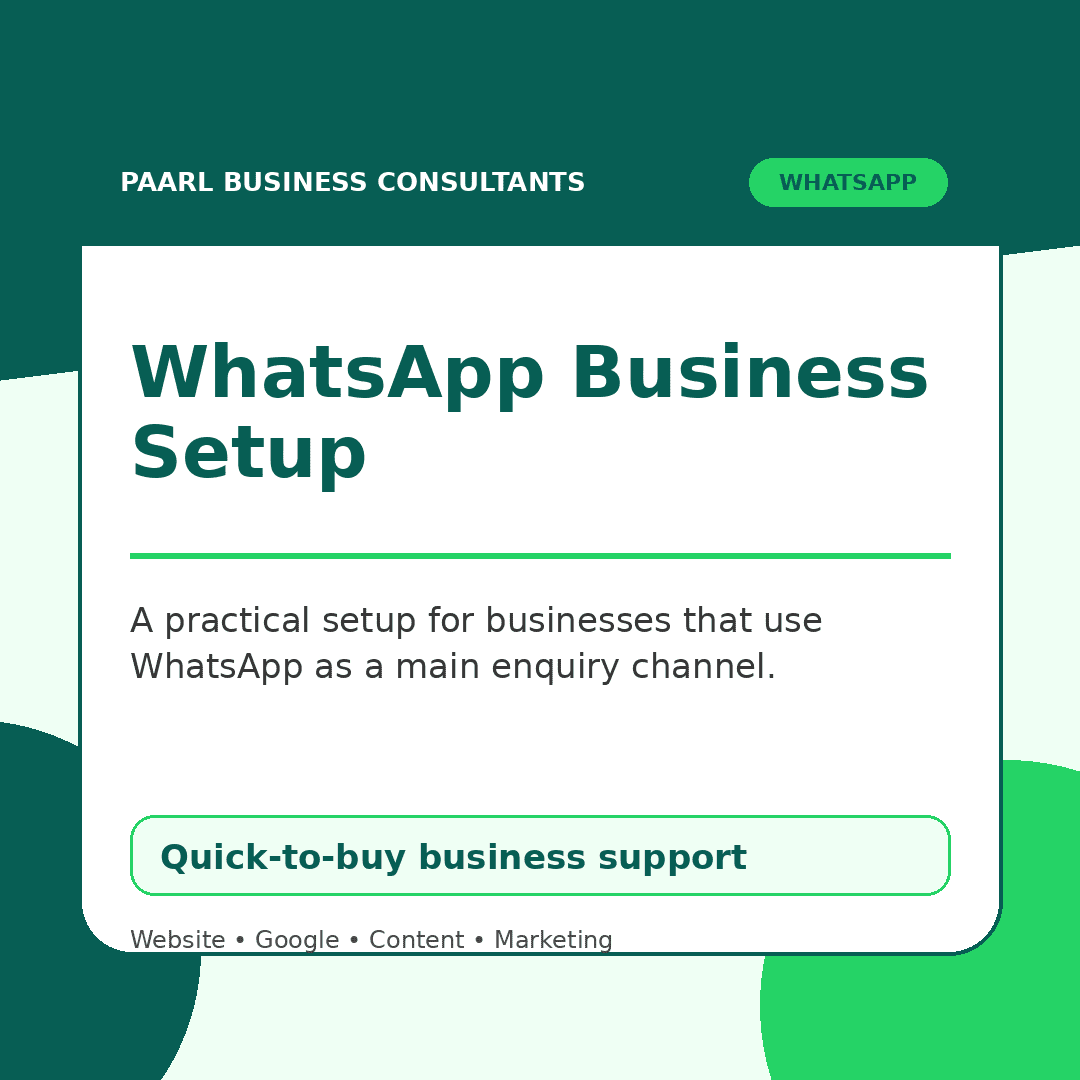 WhatsApp Business Setup